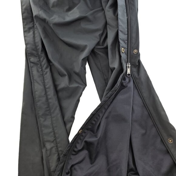 FootJoy DryJoys Golf Rain Pants Black Tear Away Zippered Snaps Men's Large - Picture 12 of 12